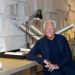 Giorgio Armani among designs of his Armani Casa collection