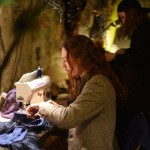 Romain Brau sews his own garments in his Paris atelier. Photo by Marianne Dorell