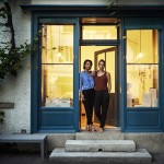 Jessica and Josie Fernando, the sisters behind Kinsfolk in front of their office in Zurich