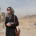 Among the ruins of Persepolis